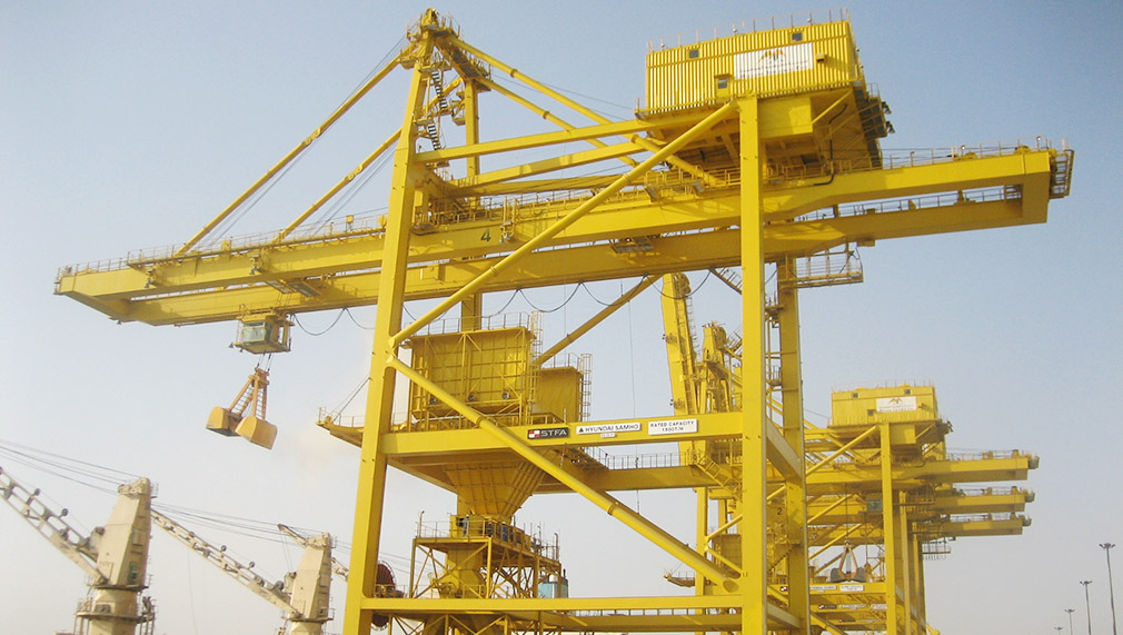 Grab Type Ship Unloader